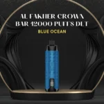 AL FAKHER CROWN BAR 12000 PUFFS DLT; Blue Ocean; UAE VAPE GALLERY;