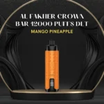 AL FAKHER CROWN BAR 12000 PUFFS DLT; Mango Pineapple; UAE VAPE GALLERY;