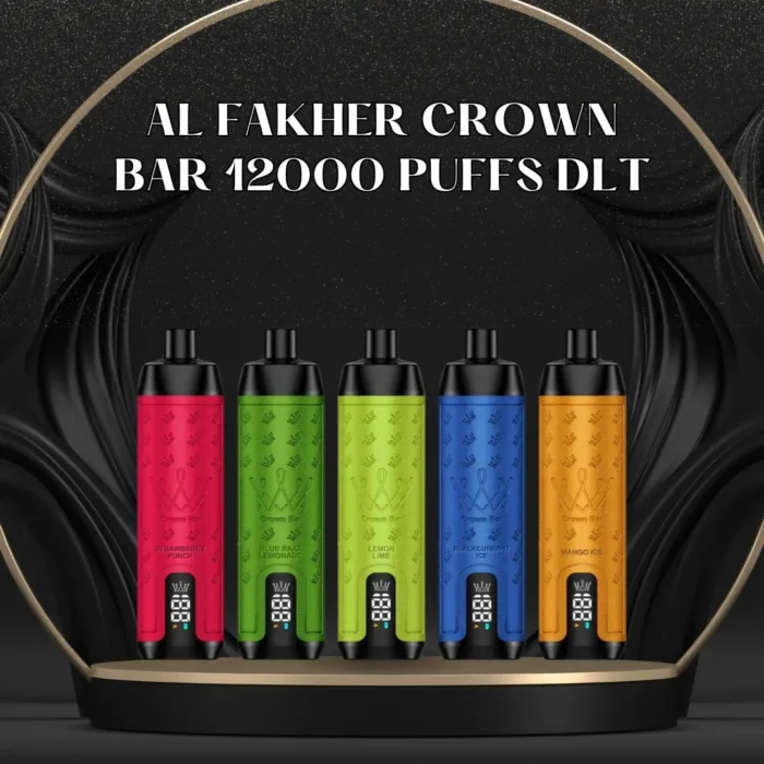 AL FAKHER CROWN BAR 12000 PUFFS DLT; UAE VAPE GALLERY;