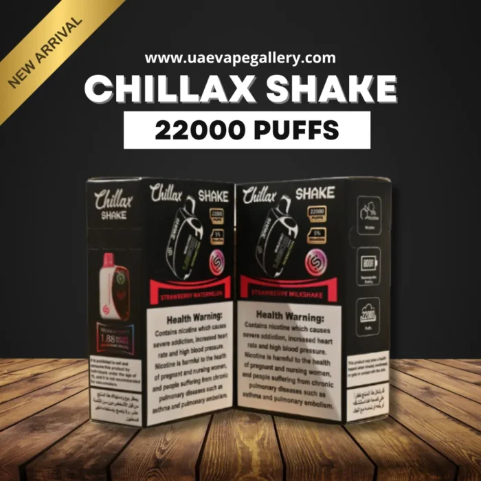 Chillax Shake 22000 Puffs Disposable Vape; UAE VAPE GALLERY;